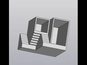 fashionable flowerpot 3D Print Model