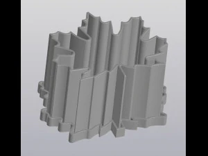 flowerpot maple leaf 3D Print Model