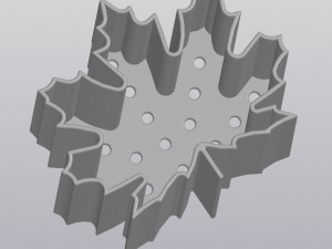 flowerpot maple leaf 3D Принт Модель