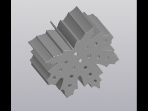 flowerpot maple leaf 3D Принт Модель