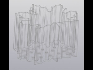 flowerpot maple leaf 3D Принт Модель