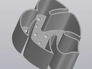 Flowerpot monstera leaf 3D Print Model
