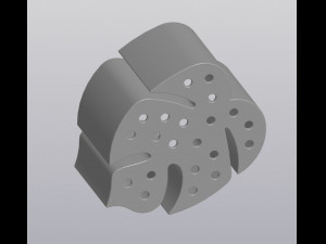 Flowerpot monstera leaf Modèles 3D en vedette