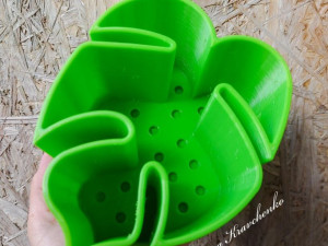 Flowerpot monstera leaf 3D Print Model