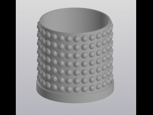 flowerpot pearl beads 3D 프린트 모델