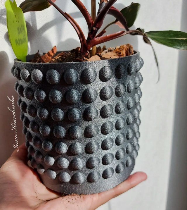flowerpot pearl beads 3D 프린트 모델 .c4d .max .obj .3ds .fbx .stl .blend 