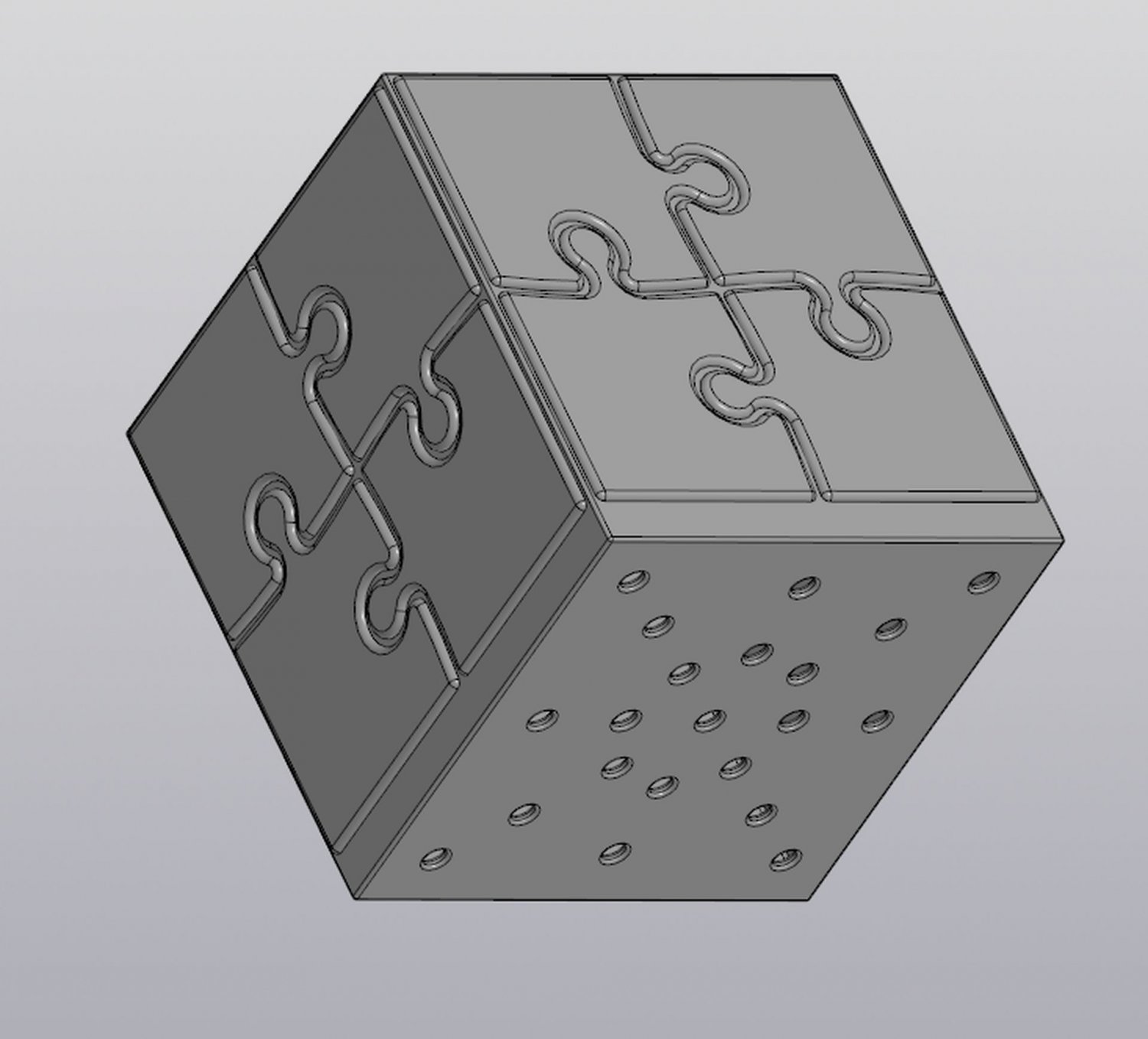 Головоломка 3d модель. Головоломка 3d модель