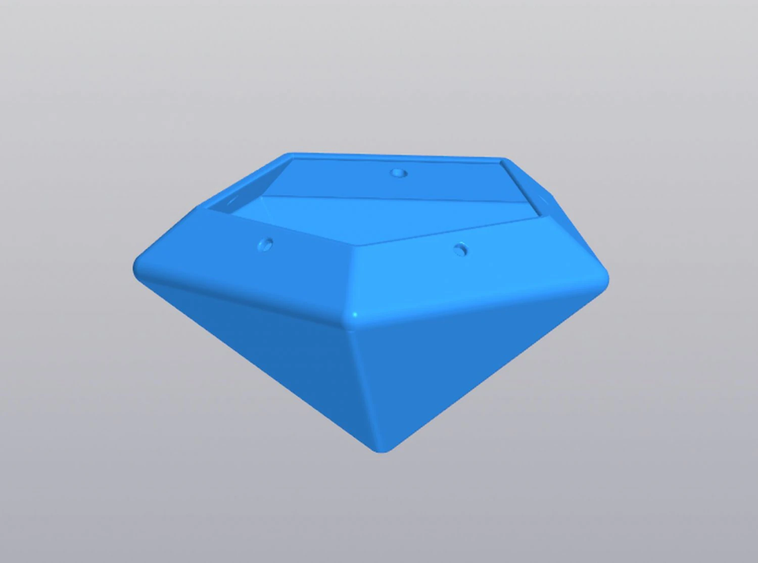 Hanging planter diamond 3D Print Model .c4d .max .obj .3ds .fbx .stl .blend 