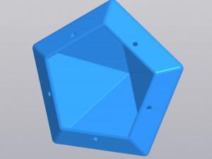 Hanging planter diamond 3D Print Model
