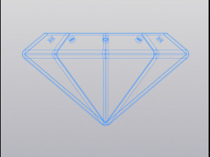 Hanging planter diamond 3D Print Model
