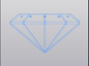 Hanging planter diamond 3D Print Model
