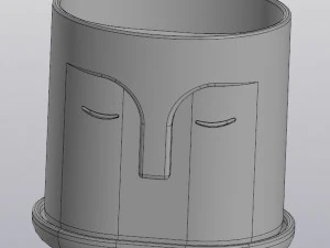 flowerpot idol 3D Print Model