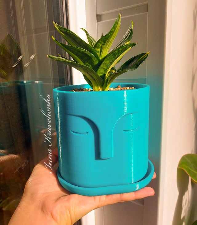 flowerpot idol Model Cetak 3D .c4d .max .obj .3ds .fbx .stl .blend