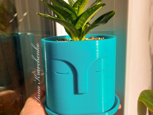 flowerpot idol Model do druku 3D