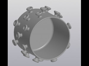 martian flowerpot Modelo de Impressão 3D
