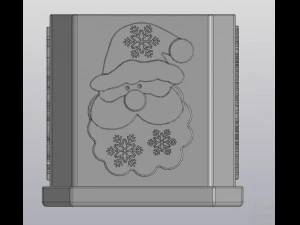 flowerpot winter holidays 3D Print Model