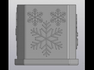 flowerpot winter holidays 3Dプリントモデル