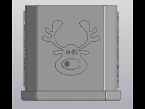 flowerpot winter holidays 3D Print Model