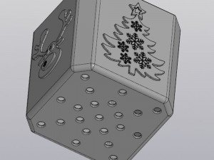 flowerpot winter holidays 3Dプリントモデル