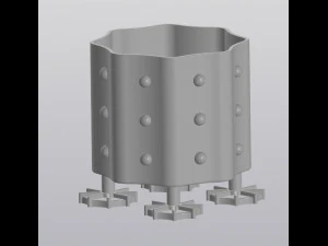 Vaso da fiori alieno Modello di stampa 3D