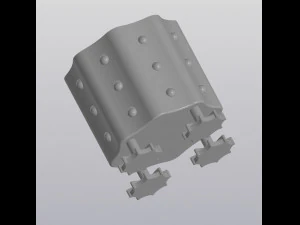 Alien flowerpot 3D Print Model
