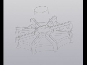 Alien flowerpot 3D 프린트 모델