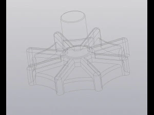 Alien flowerpot 3D Print Model