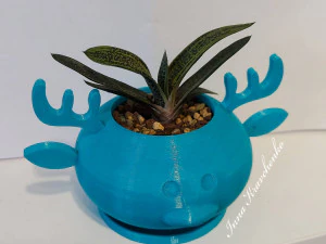 flowerpot deer 3D Print Model