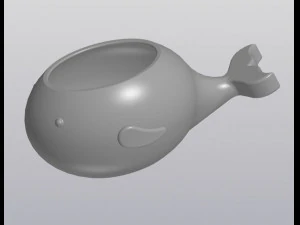 saksı balinası 3D Baskı Modeli