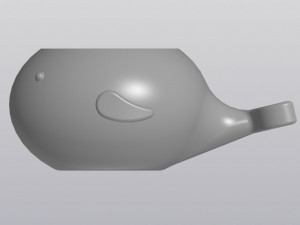 flowerpot whale 3D Print Model