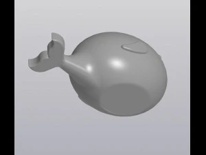 saksı balinası 3D Baskı Modeli