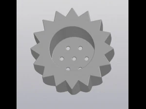 flowerpot little star 3D Print Model