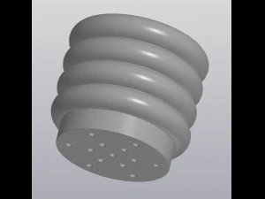 flowerpot round forms 3D Print Model