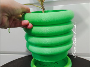flowerpot round forms 3D-printmodel