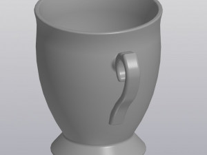 Flowerpot cup 3D 프린트 모델