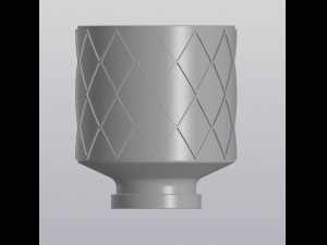 flowerpot rhombus 3D Baskı Modeli