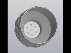 flowerpot rhombus 3D Baskı Modeli