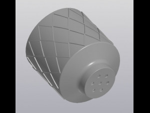 flowerpot rhombus 3D Baskı Modeli