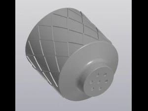 flowerpot rhombus 3D Print Model