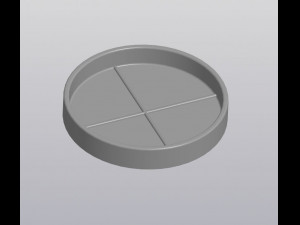 flowerpot rhombus 3D Baskı Modeli
