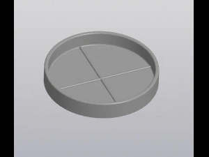 flowerpot rhombus 3D Print Model