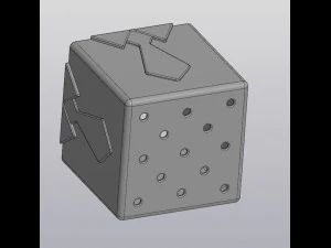 tie flowerpot 3D Print Model