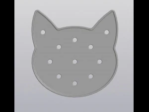 flowerpot cat 3D Print Model