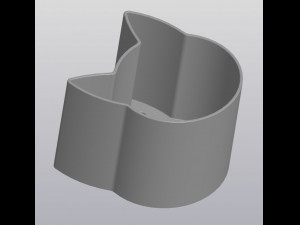 flowerpot cat Modello di stampa 3D