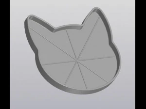 flowerpot cat 3D Print Model