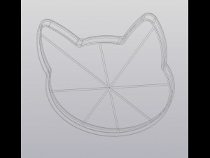 flowerpot cat Modello di stampa 3D