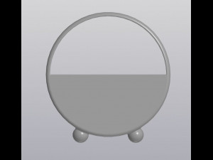 round flowerpot 3D 打印模型