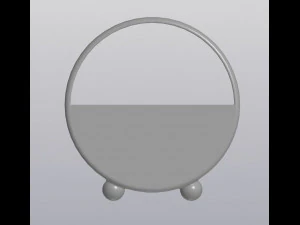 गोल गमला 3D प्रिंट मॉडल