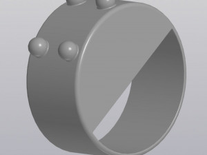 round flowerpot 3D Print Model