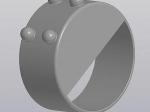 round flowerpot 3D Print Model